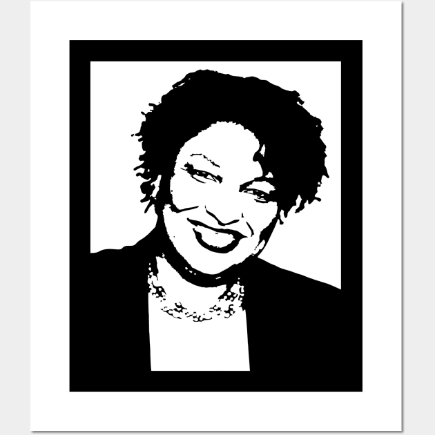 STACEY ABRAMS Wall Art by Aldyz